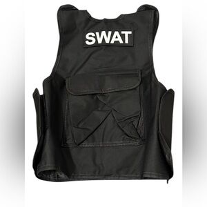 Kids Black SWAT Vest Costume